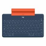 Logitech Keys-to-go Ultra-light, Ultra-PortableÊBluetooth¨ÊKeyboard for iPhone, iPad, Apple TV and Mac - ClassicBlue - UK