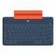 Logitech Keys-to-go Ultra-light, Ultra-PortableÊBluetooth¨ÊKeyboard for iPhone, iPad, Apple TV and Mac - ClassicBlue - UK