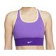 Sportski grudnjak Nike Dri-Fit Swoosh Long Line Bra W - psychic purple/electro purple/melon tint