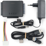 Nedis Festplatten-Adapter | USB 3.2 Gen1 | 2.5 / 3.5 " IDE + SATA | Netzstromversorgung