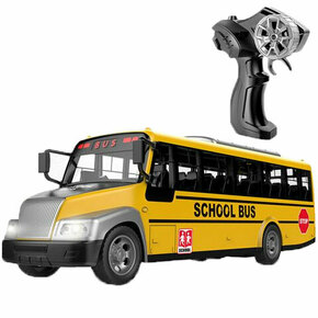Školski autobus na daljinsko upravljanje sa svjetlom i baterijom 40 cm