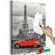 Slika za samostalno slikanje - Car in Paris 40x60