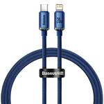 Baseus Crystal kabel USB-C na Lightning, 20W, 1,2m (plavi)