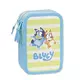 Bluey troslojna pernica s priborom