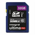 Integral SDHC memorijska kartica UltimaPro 32 GB Class10 80MB UHS-I U1 (INSDH32G10-80U1)