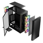 Logic Aramis ARGB kućište, bijelo/crno, midi/mini, ATX, mATX