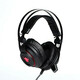 Red Fighter H3, slušalice sa mikrofonom, kontrola glasnoće, crno-crvene, gaming, pozadinsko osvjetljenje, 2x 3,5 mm jack + USB
