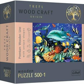 Wood Craft: Život u moru drvena puzzle 500 + 1kom - Trefl