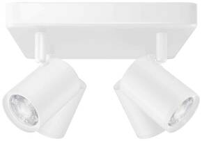 WiZ 8719514554559 IMAGEO WiZ Spots 4x5W W 22-65K RGB SQ LED stropna svjetiljka Energetska učinkovitost 2021: F (A - G) 20 W bijela