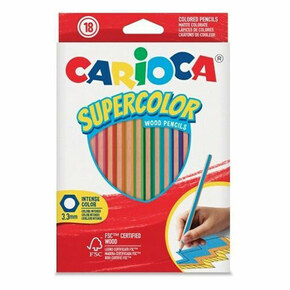 Supercolor olovke u boji set od 18 komada - Carioca