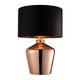 ENDON 61149 | Waldorf-EN Endon stolna svjetiljka 47cm sa prekidačem na kablu 1x E27 crveni bakar, crno