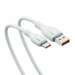 BASEUS Kabel USB-A → USB-C QC PD 100W 2m Elastic Bijeli