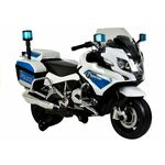 Licencirani BMW motor policija bijeli - motor na akumulator