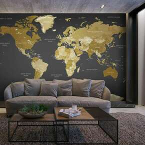 Samoljepljiva foto tapeta - World Map: Modern Geography 441x315