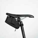 Torbica za sjedalo bicikla easy m 0,6 l + višenamjenski alat + 3 poluge za skidanje guma - crna