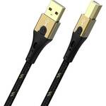 Oehlbach USB kabel USB 2.0 USB-A utikač, USB-B utikač 10.00 m crna/zlatna