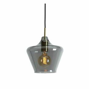 Siva stropna svjetiljka sa staklenim sjenilom ø 22 cm Solly - Light &amp; Living