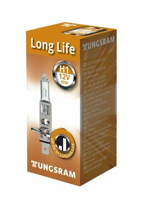 Tungsram (GE) Long life 12V - do 3x dulji radni vijekTungsram (GE) Long life 12V - up to 3x longer lifetime - H1 - SINGLE BOX karton (1 žarulja) H1-LLTUNG-1