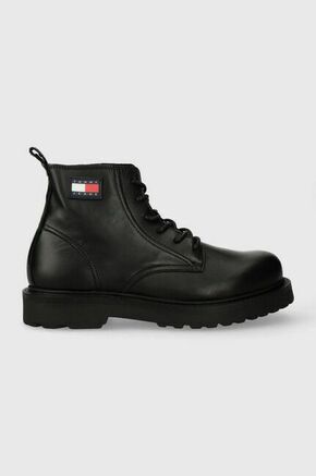 Tommy Jeans Čizme na vezanje mornarsko plava / crvena / crna / bijela