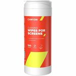 Canyon Screen Cleaning Wipes, Wet cleaning wipes made of non-woven fabric, with antistatic and disinfectant effects, 100 wipes, 80x80x185mm, 0.258kg CNE-CCL11 CNE-CCL11