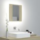 vidaXL LED kupaonski ormarić s ogledalom boja hrasta 40 x 12 x 45 cm