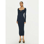 TWINSET Džemper haljina 242TP3081 Tamnoplava Regular Fit