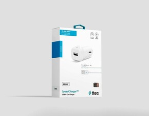 Ttec autopunjač Uni 1xUSB - +Lightning cable 1