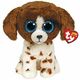 Plush toy Ty Beanie Boos Dog brown-white - Muddles 15 cm