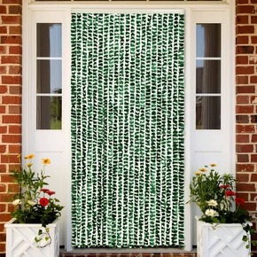 VidaXL Zastor protiv muha zelena i bijela 100 x 200 cm od šenila