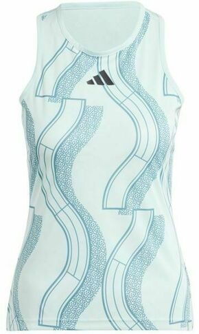 Ženska majica bez rukava Adidas Club Tennis Graphic Tank Top - semi flash aqua/arctic fusion