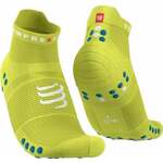 Compressport Pro Racing Socks v4.0 Run Low Primerose/Fjord Blue T2 Čarape za trčanje
