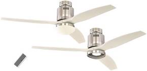 CasaFan Aerodynamix stropni ventilator (Ø) 132 cm Boja krila: bijela Kućište: krom (sjajan) boja
