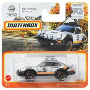 Matchbox: 1985 Porsche 911 Rally model autić 1/64 - Mattel
