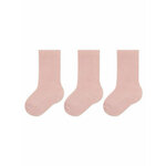 Set od 3 para dječjih visokih čarapa Condor 2.008/2 Pale Pink 0526