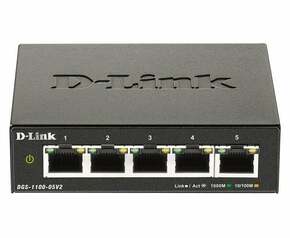 D-Link DGS 1100-05V2 - switch - 5 port