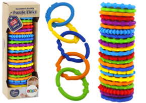 Colorful sensory bracelets for babies