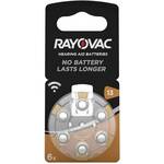 Rayovac Hearing Aid Batteries 13 Bli 6 gumbasta baterija ZA 13 cink-zračni 310 mAh 1.4 V 6 St.