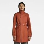 G-STAR Coat - Slim Minor Trench brown tamnocrvena