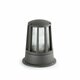 FARO 72310 | Surat Faro podna svjetiljka 23cm 1x E27 IP54 tamno siva, prozirna