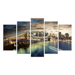 Višedijelna slika Bridge NYC, 110 x 60 cm