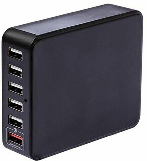 GRIXX 6x USB charger with 1 Fast USB port included