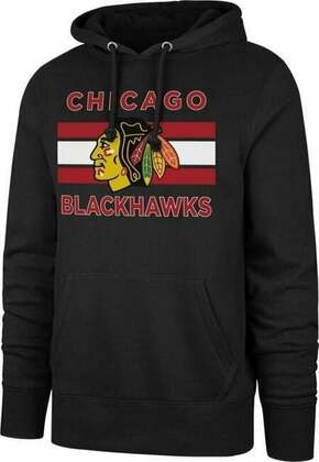 Chicago Blackhawks NHL Burnside Pullover Hoodie Jet Black S Duksa za hokej