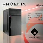 Phoenix stolno računalo Spark Y-129, AMD Ryzen 3 3200G, 8GB RAM, 128GB SSD