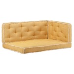 vidaXL 3-dijelni set jastuka za sofu od paleta žuti