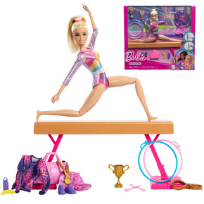 Barbie: Gimnastička lutka set s priborom - Mattel