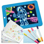 ECO LED grafički tablet za crtanje + neonski markeri MAGIC PAD