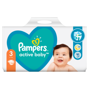 Pampers pelene Active Baby 6 Extra Large (13-18 kg) 68 kom