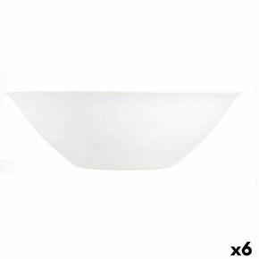 Zdjela za Salatu Luminarc Carine Bijela Staklo (Ø 27 cm) (6 kom.)