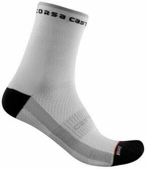 Castelli Rosso Corsa W 11 Sock White L/XL Biciklistički čarape