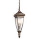ELSTEAD KL-VENETIAN8-M | Venetian-Rain Elstead visilice svjetiljka 2x E14 IP23 antik brončano, prozirno